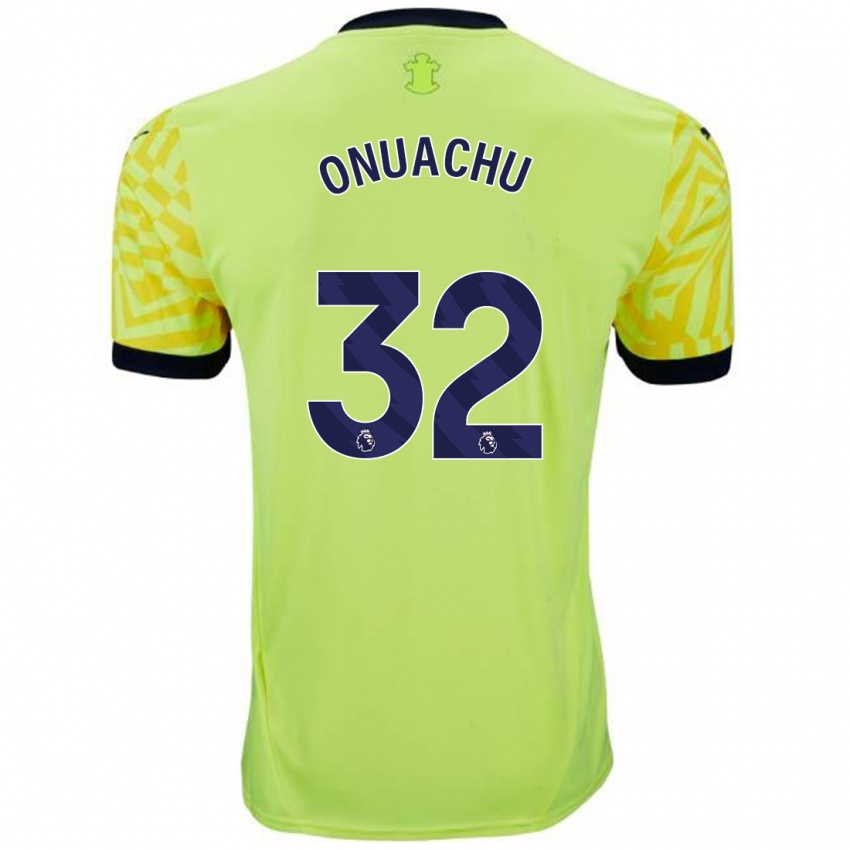 Homem Camisola Paul Onuachu #32 Amarelo Alternativa 2024/25 Camisa