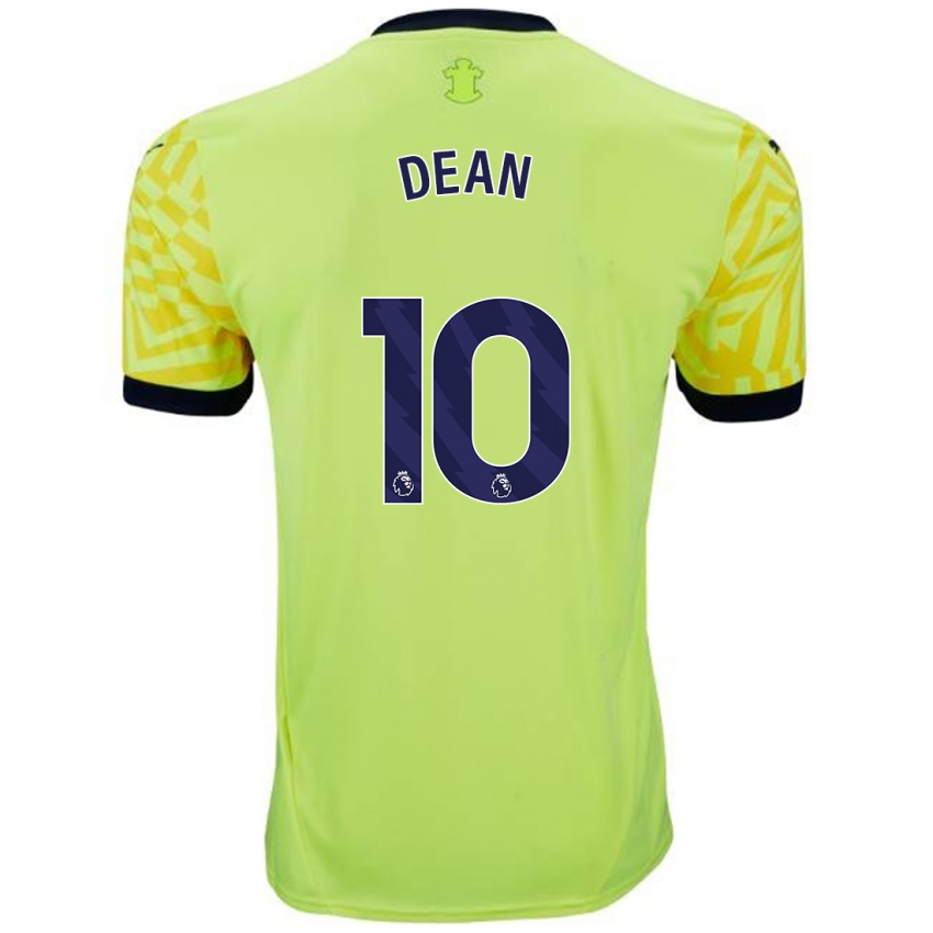 Homem Camisola Rianna Dean #10 Amarelo Alternativa 2024/25 Camisa