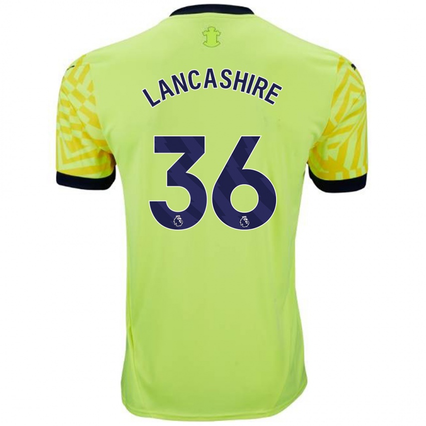 Homem Camisola Olly Lancashire #36 Amarelo Alternativa 2024/25 Camisa