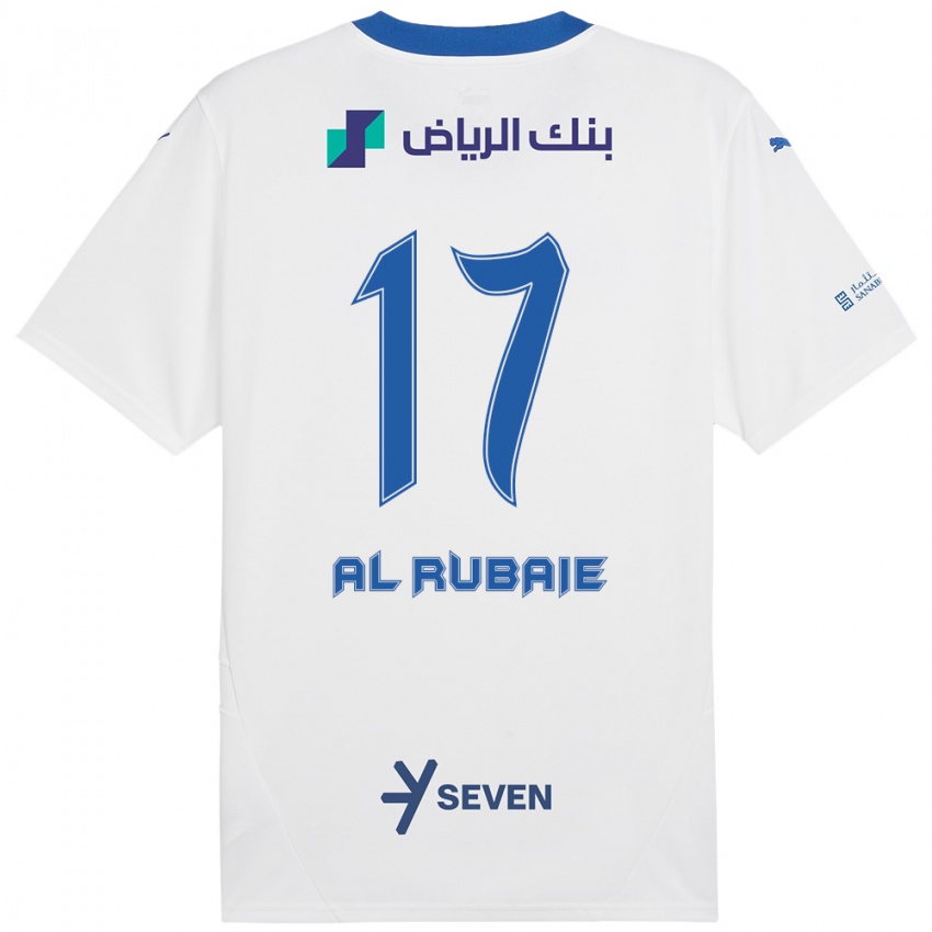 Homem Camisola Mohammed Al-Rubaie #17 Azul Branco Alternativa 2024/25 Camisa