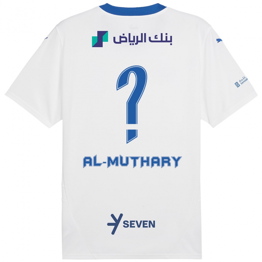 Homem Camisola Saad Al-Muthary #0 Azul Branco Alternativa 2024/25 Camisa