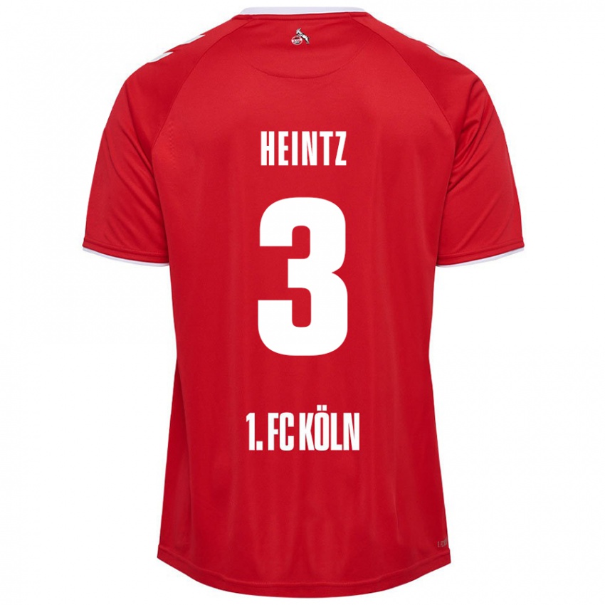 Homem Camisola Dominique Heintz #3 Branco Vermelho Alternativa 2024/25 Camisa