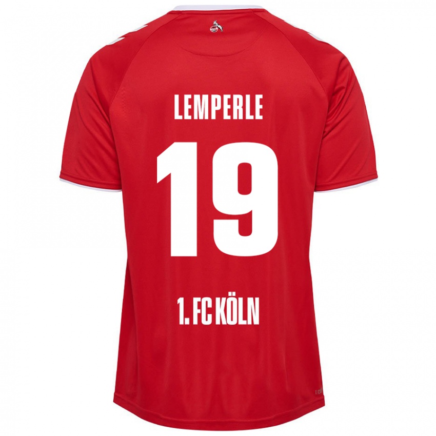 Homem Camisola Tim Lemperle #19 Branco Vermelho Alternativa 2024/25 Camisa