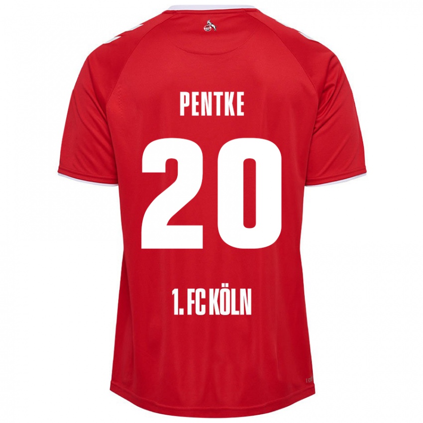 Homem Camisola Philipp Pentke #20 Branco Vermelho Alternativa 2024/25 Camisa