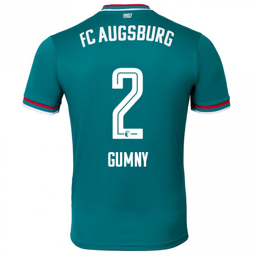 Homem Camisola Robert Gumny #2 Verde Escuro Alternativa 2024/25 Camisa