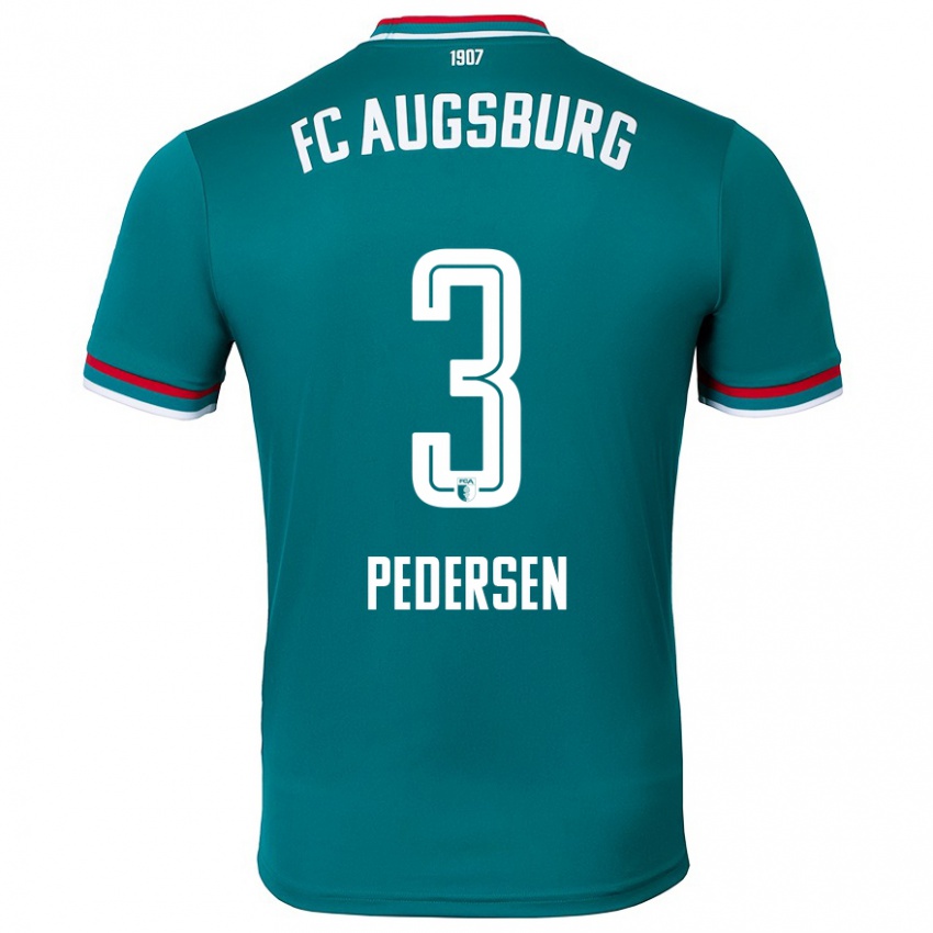 Homem Camisola Mads Pedersen #3 Verde Escuro Alternativa 2024/25 Camisa