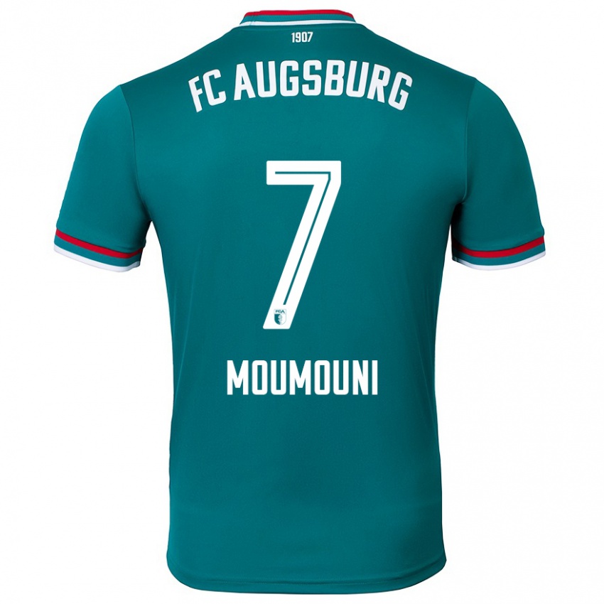 Homem Camisola Faris Moumouni #7 Verde Escuro Alternativa 2024/25 Camisa