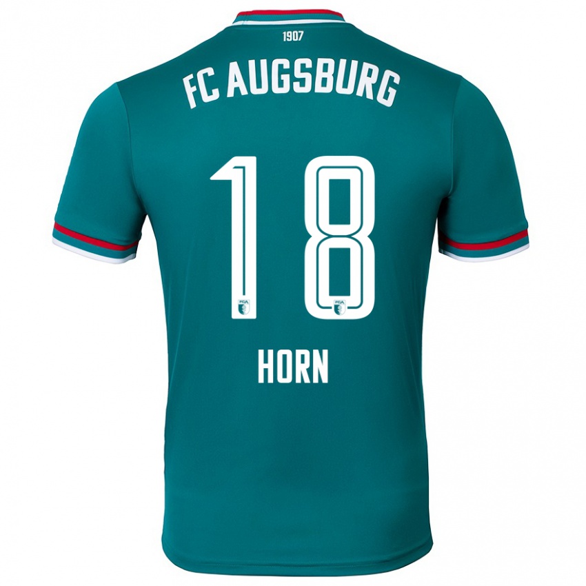 Homem Camisola Tobias Horn #18 Verde Escuro Alternativa 2024/25 Camisa