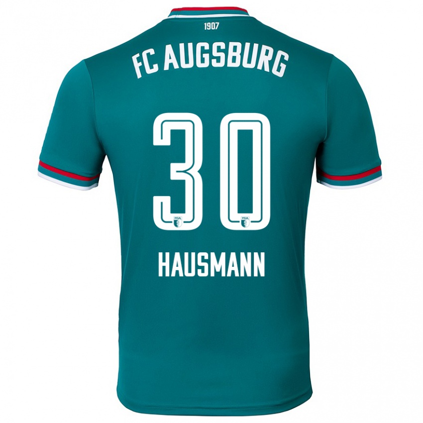 Homem Camisola Daniel Hausmann #30 Verde Escuro Alternativa 2024/25 Camisa