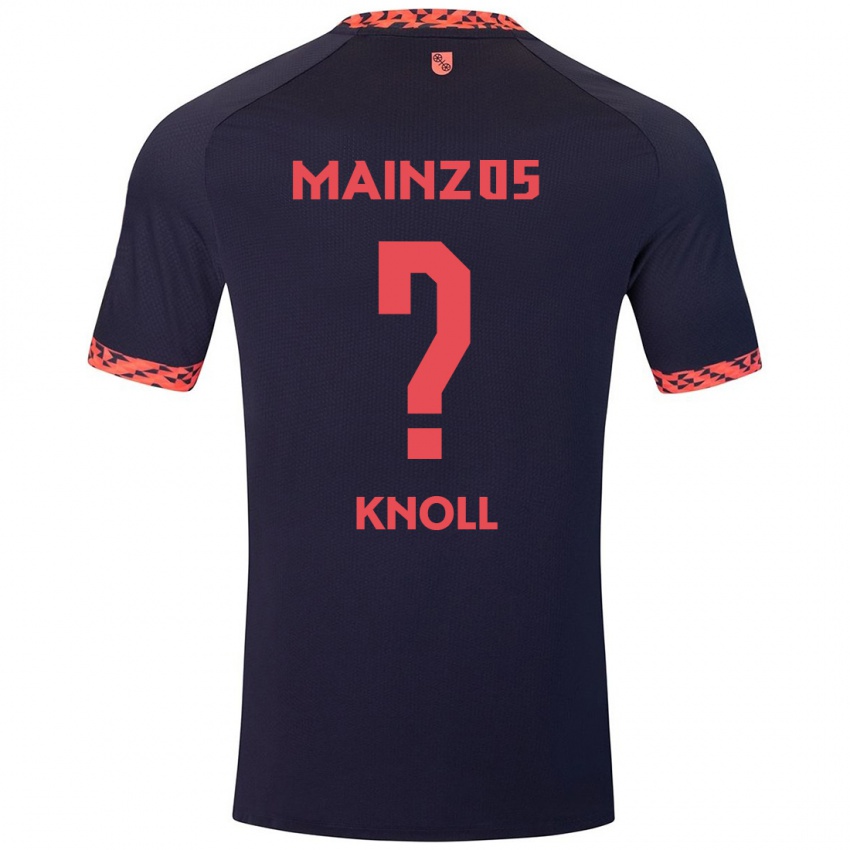 Homem Camisola Max Knoll #0 Azul Coral Vermelho Alternativa 2024/25 Camisa