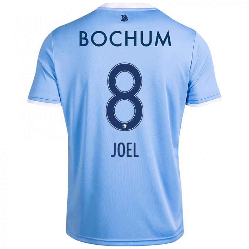 Homem Camisola Nico Joel #8 Celeiro Azul Alternativa 2024/25 Camisa