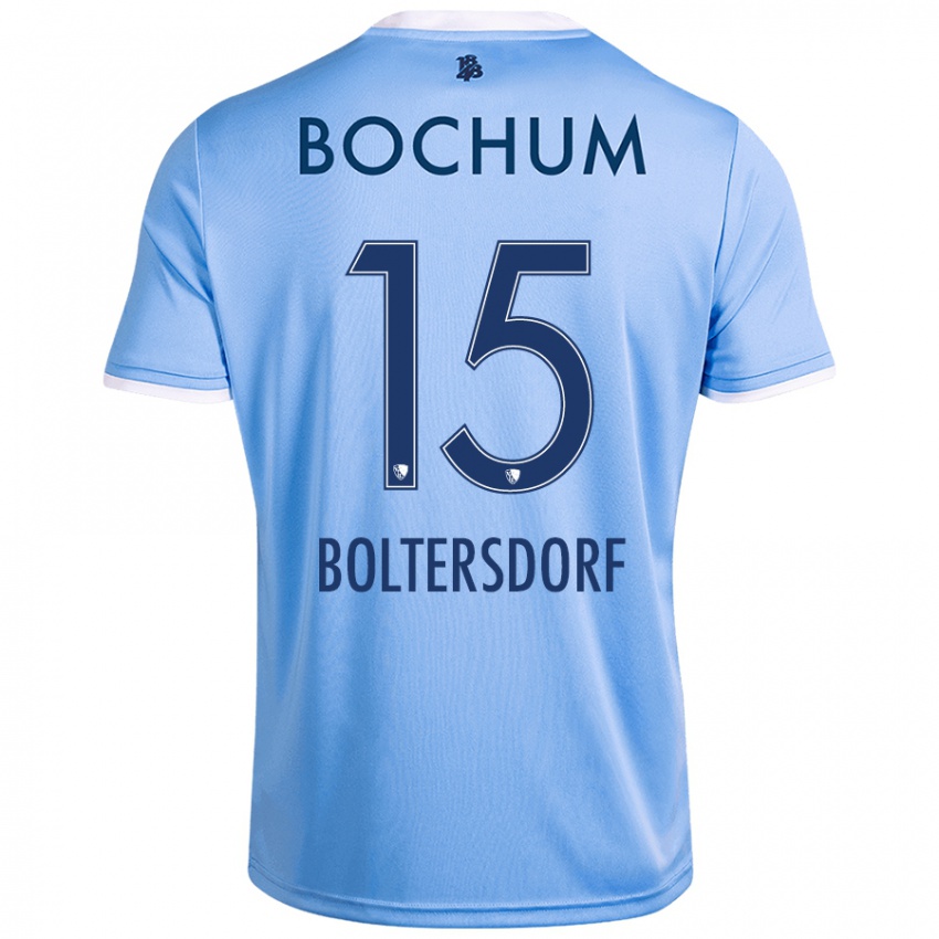 Homem Camisola Sebastian Boltersdorf #15 Celeiro Azul Alternativa 2024/25 Camisa