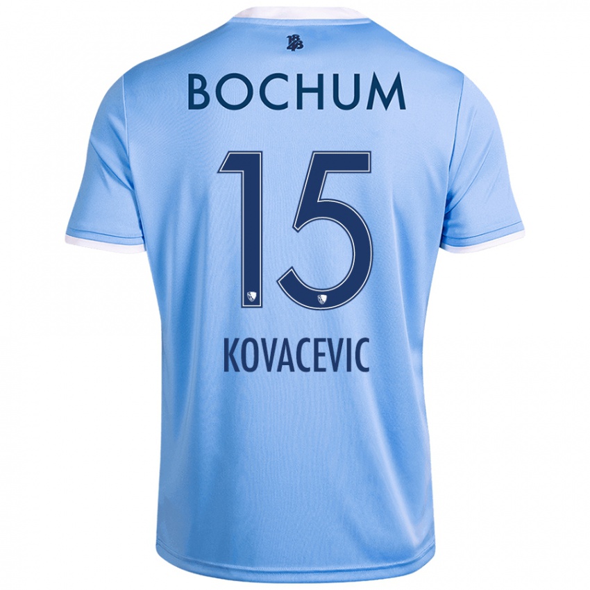 Homem Camisola Elhan Kovacevic #15 Celeiro Azul Alternativa 2024/25 Camisa