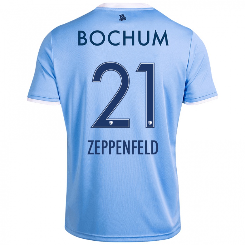 Homem Camisola Paul Zeppenfeld #21 Celeiro Azul Alternativa 2024/25 Camisa