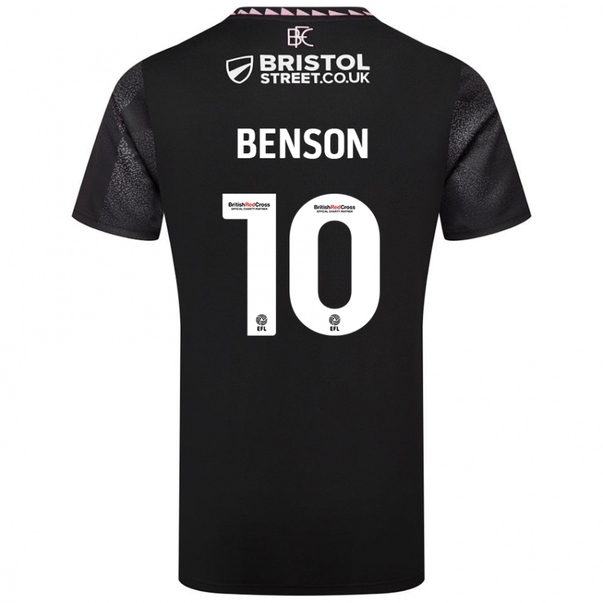 Homem Camisola Benson Manuel #10 Preto Alternativa 2024/25 Camisa