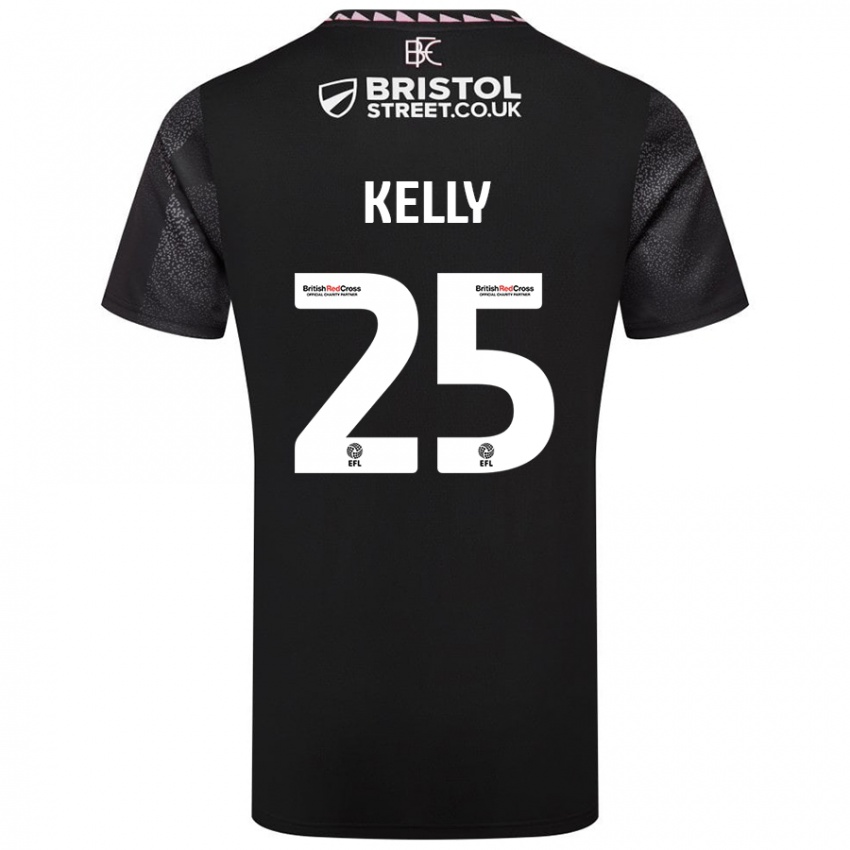 Homem Camisola Aimee Kelly #25 Preto Alternativa 2024/25 Camisa