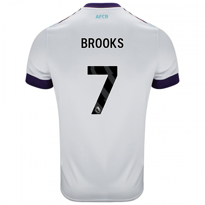 Homem Camisola David Brooks #7 Roxo Verde Branco Alternativa 2024/25 Camisa