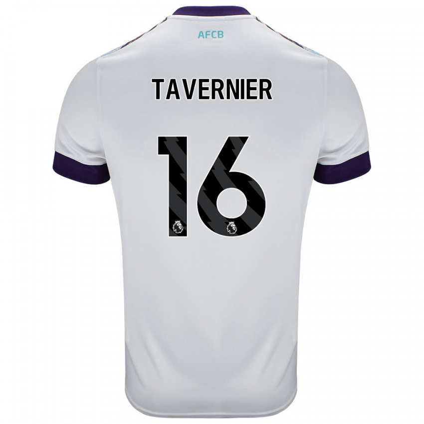 Homem Camisola Marcus Tavernier #16 Roxo Verde Branco Alternativa 2024/25 Camisa