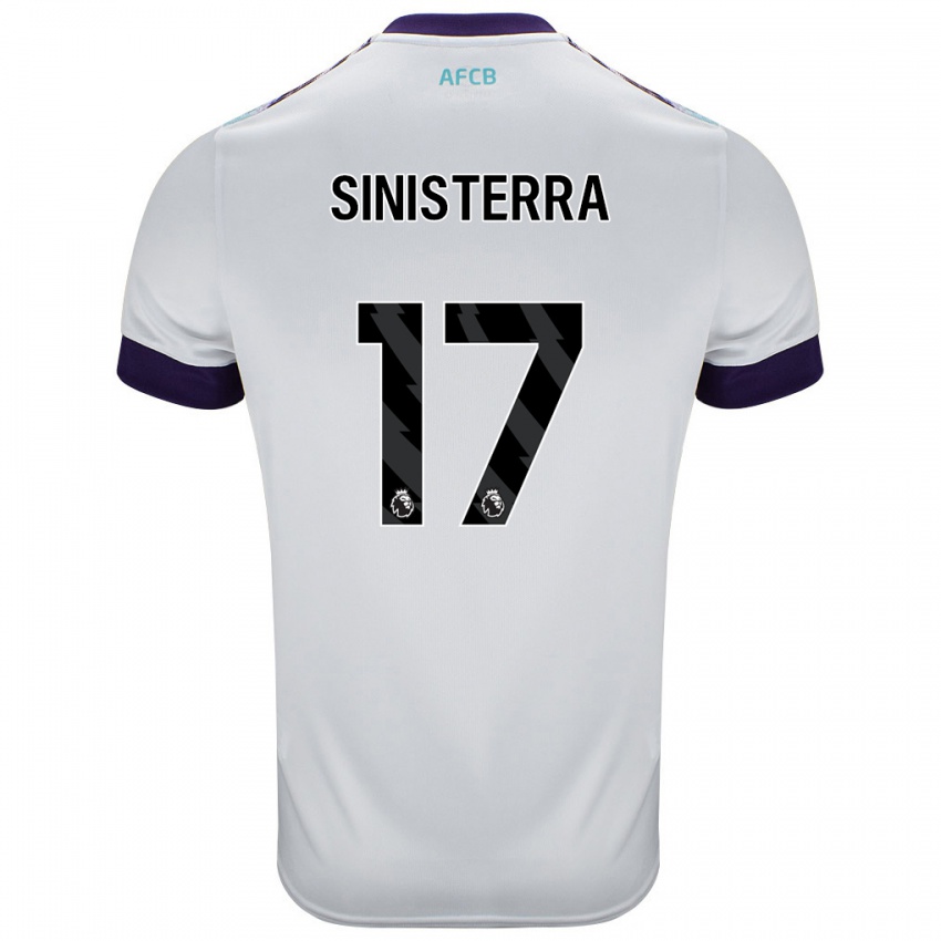 Homem Camisola Luis Sinisterra #17 Roxo Verde Branco Alternativa 2024/25 Camisa