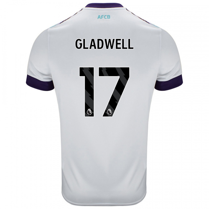 Homem Camisola Molly Gladwell #17 Roxo Verde Branco Alternativa 2024/25 Camisa