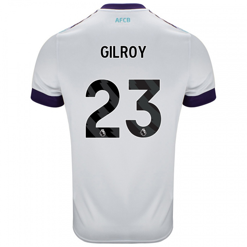 Homem Camisola Chloe Gilroy #23 Roxo Verde Branco Alternativa 2024/25 Camisa