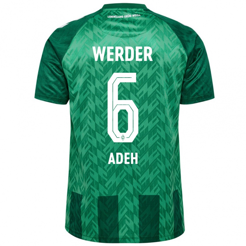 Mulher Camisola Wesley Adeh #6 Verde Principal 2024/25 Camisa