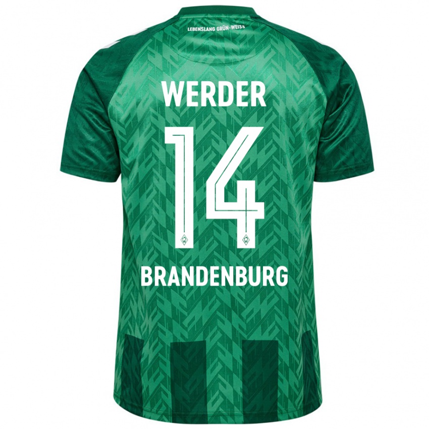 Mulher Camisola Michaela Brandenburg #14 Verde Principal 2024/25 Camisa