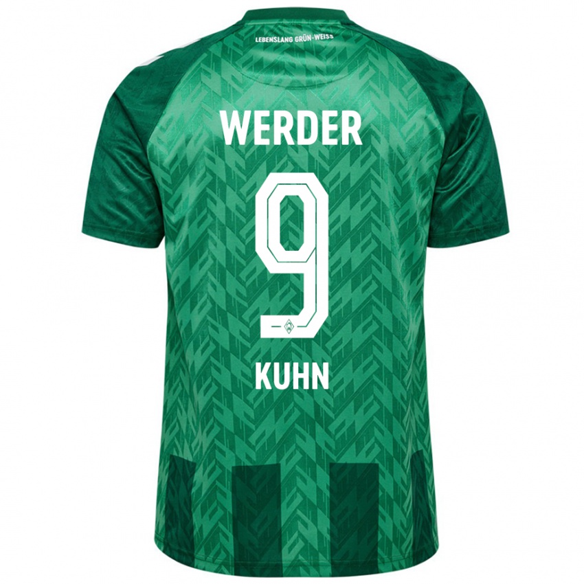 Mulher Camisola Philipp Kühn #9 Verde Principal 2024/25 Camisa