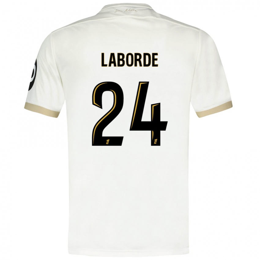 Mulher Camisola Gaëtan Laborde #24 Ouro Branco Alternativa 2024/25 Camisa