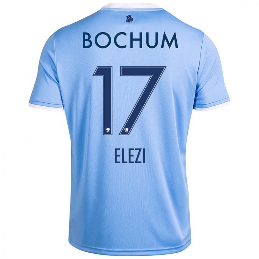 Mulher Camisola Agon Elezi #17 Celeiro Azul Alternativa 2024/25 Camisa