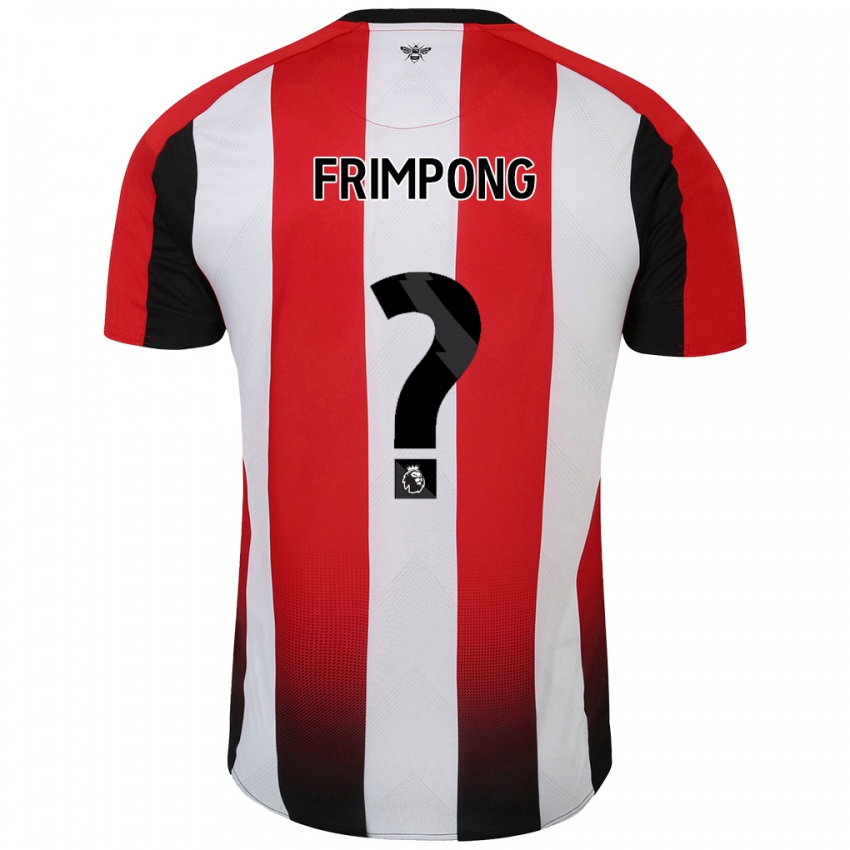 Criança Camisola Charles Frimpong #0 Vermelho Branco Principal 2024/25 Camisa