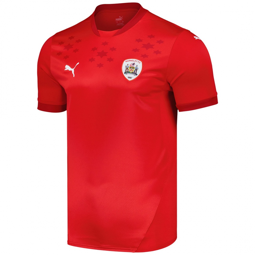 Criança Camisola Owen Warburton #0 Vermelho Principal 2024/25 Camisa