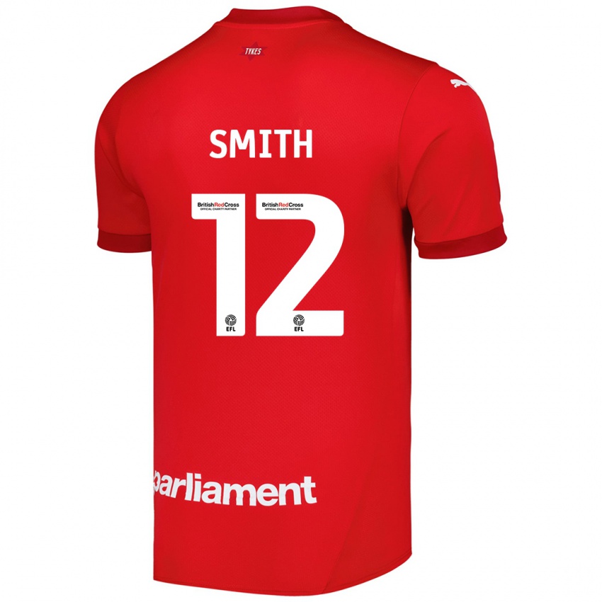 Criança Camisola Jackson Smith #12 Vermelho Principal 2024/25 Camisa