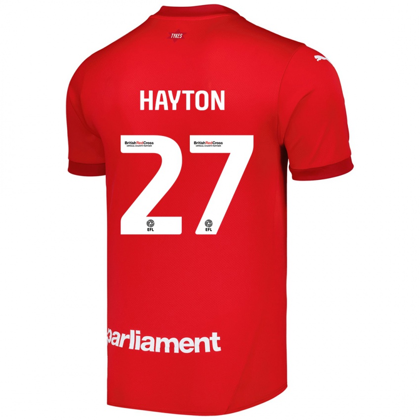 Criança Camisola Adam Hayton #27 Vermelho Principal 2024/25 Camisa