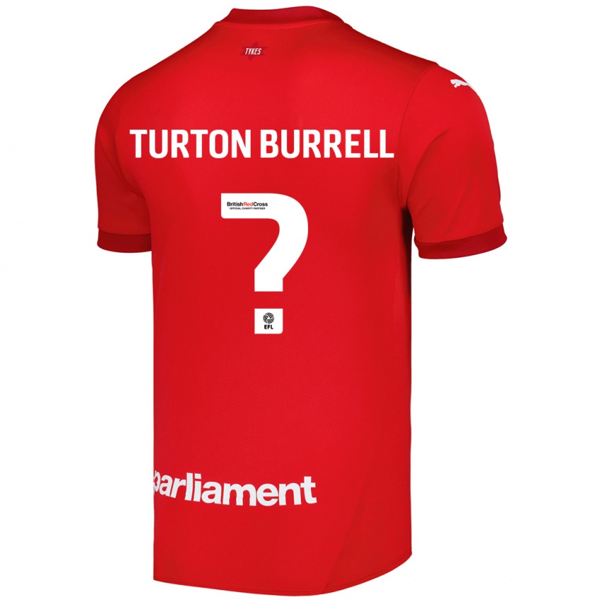 Criança Camisola Melissa Turton-Burrell #0 Vermelho Principal 2024/25 Camisa