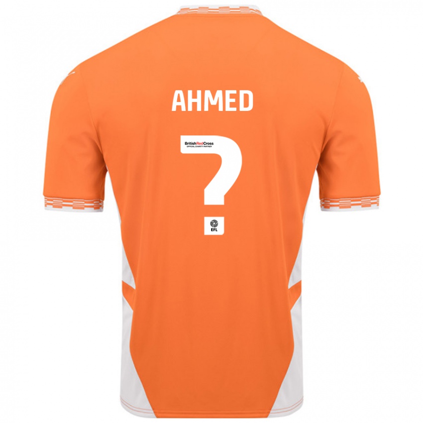 Criança Camisola Jibran Ahmed #0 Branco Laranja Principal 2024/25 Camisa