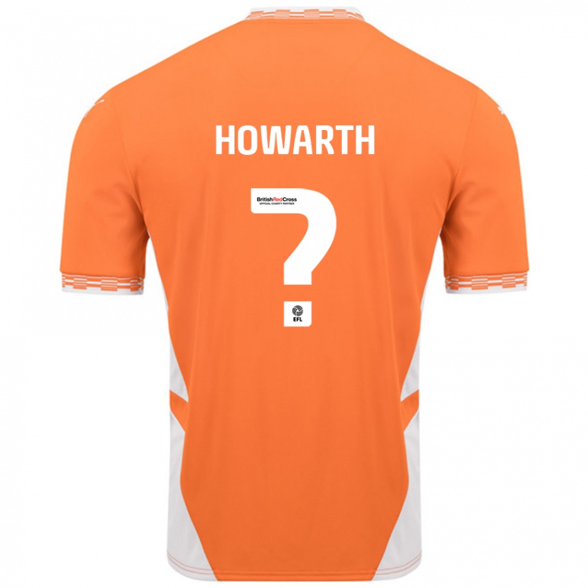 Criança Camisola Chloe Howarth #0 Branco Laranja Principal 2024/25 Camisa