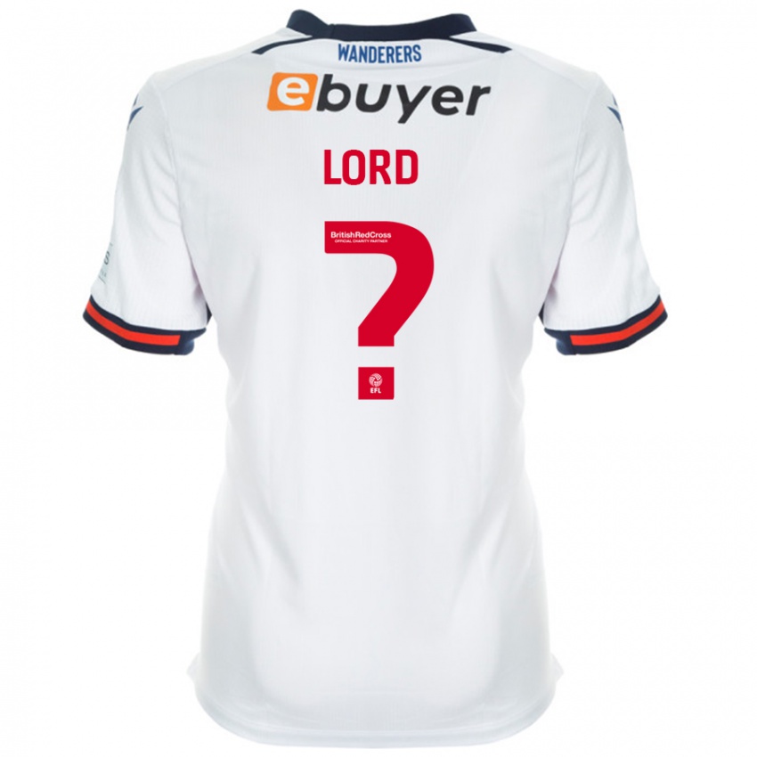 Criança Camisola Regan Lord #0 Branco Principal 2024/25 Camisa