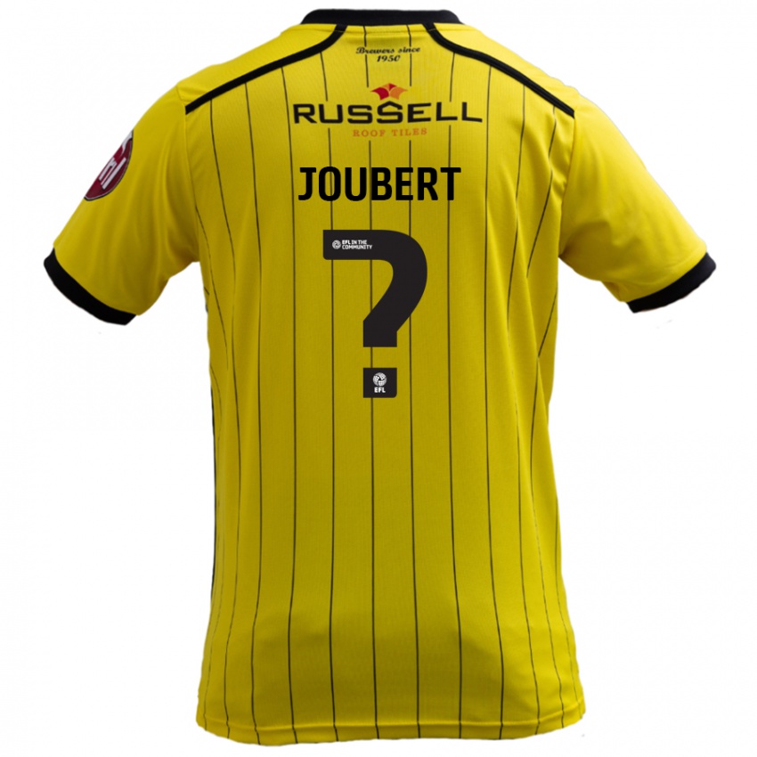 Criança Camisola Lucas Joubert #0 Amarelo Principal 2024/25 Camisa