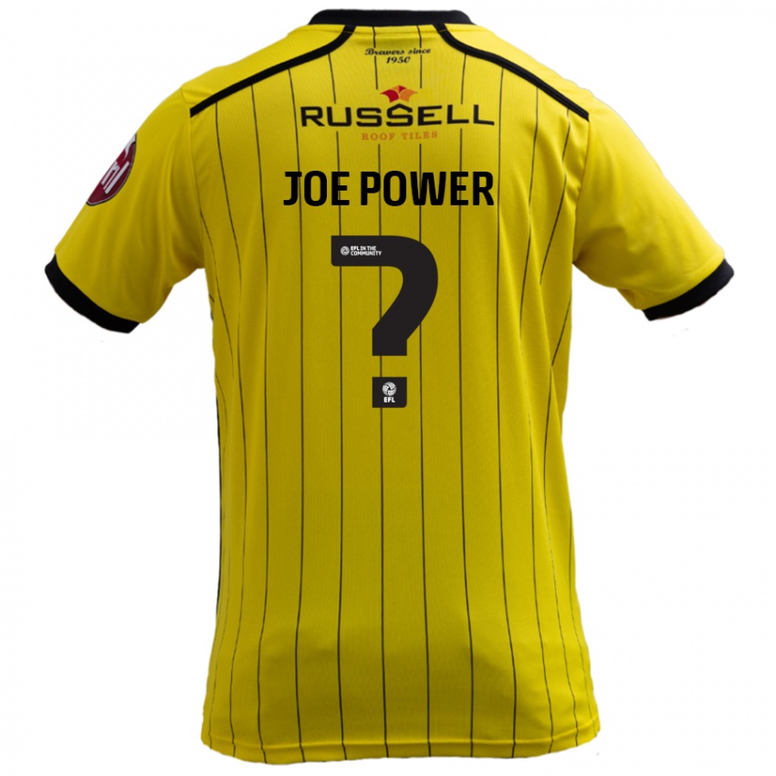 Criança Camisola John Joe Power #0 Amarelo Principal 2024/25 Camisa