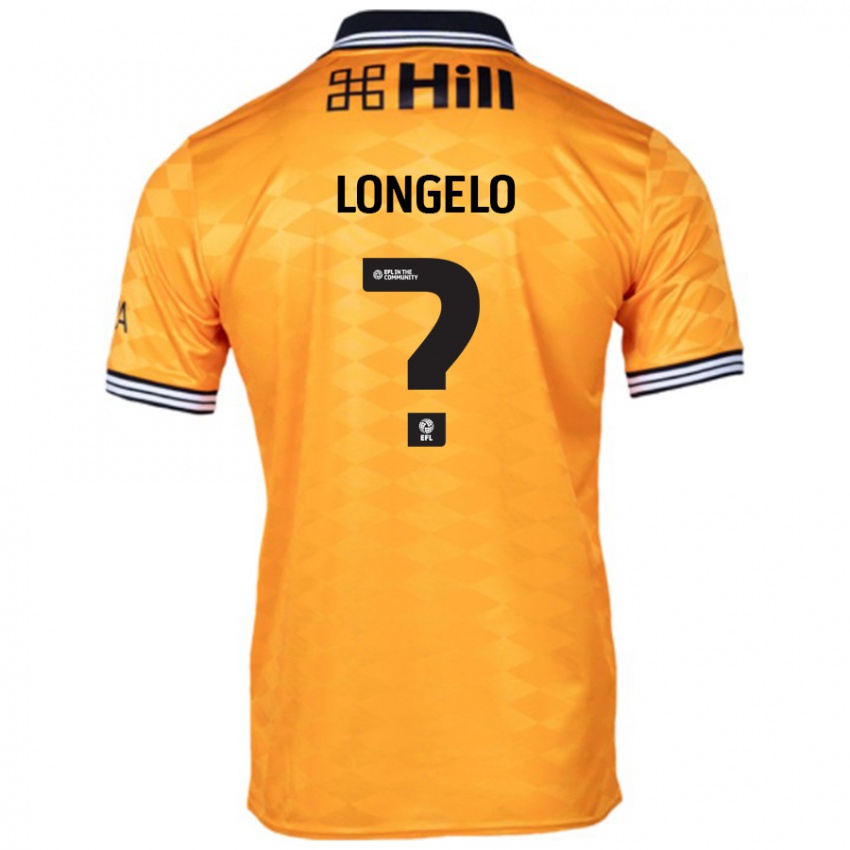 Criança Camisola Emmanuel Longelo #0 Laranja Principal 2024/25 Camisa