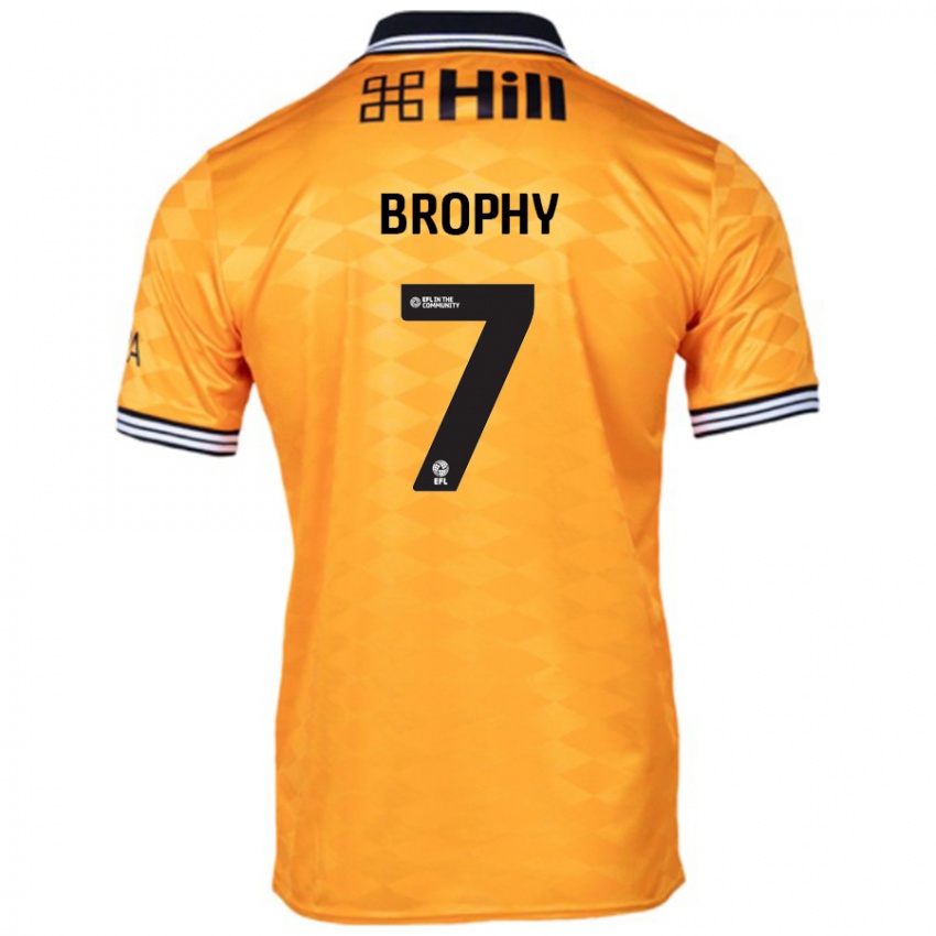 Criança Camisola James Brophy #7 Laranja Principal 2024/25 Camisa