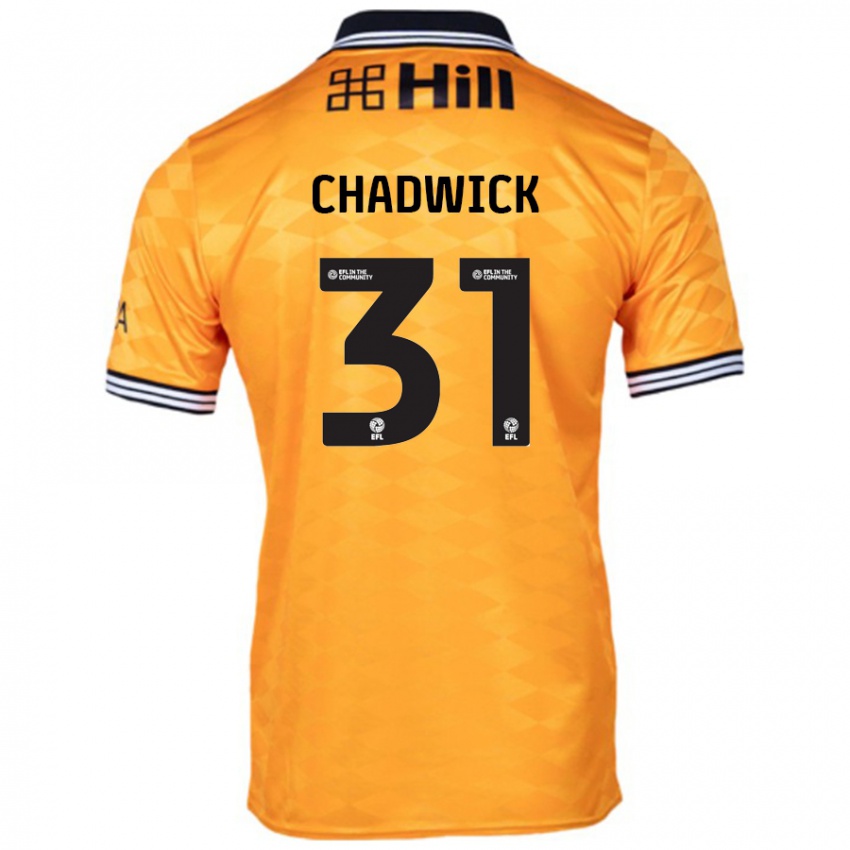 Criança Camisola Louis Chadwick #31 Laranja Principal 2024/25 Camisa