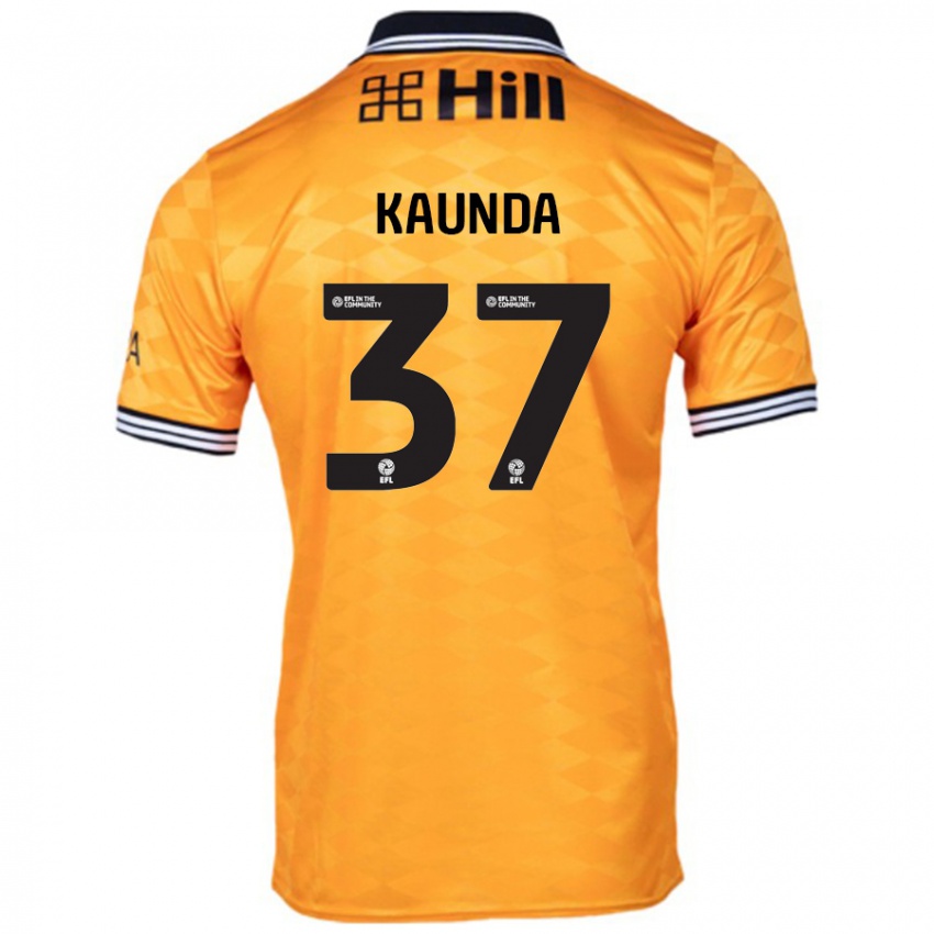 Criança Camisola Amaru Kaunda #37 Laranja Principal 2024/25 Camisa