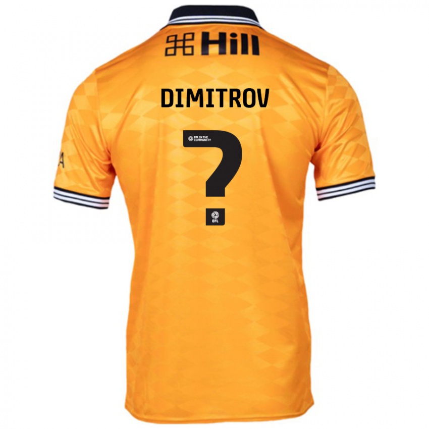 Criança Camisola Aleksandar Dimitrov #0 Laranja Principal 2024/25 Camisa