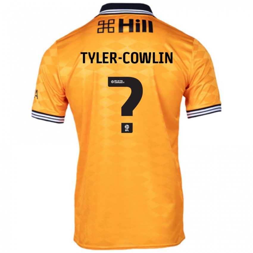 Criança Camisola Danny Tyler-Cowlin #0 Laranja Principal 2024/25 Camisa