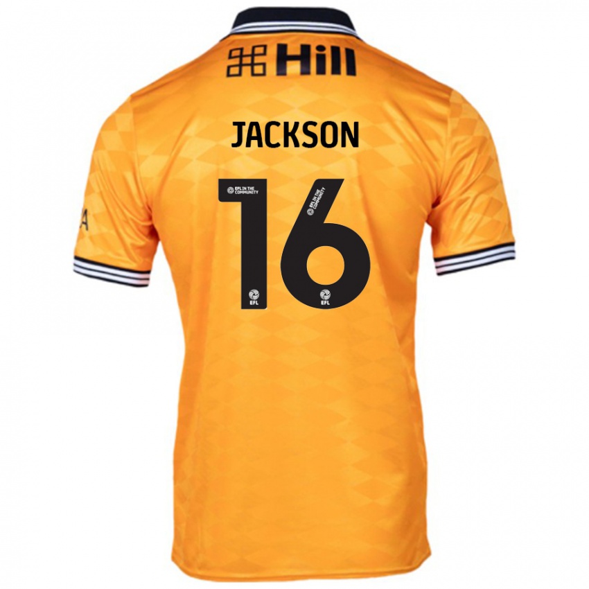 Criança Camisola Abbie Jackson #16 Laranja Principal 2024/25 Camisa