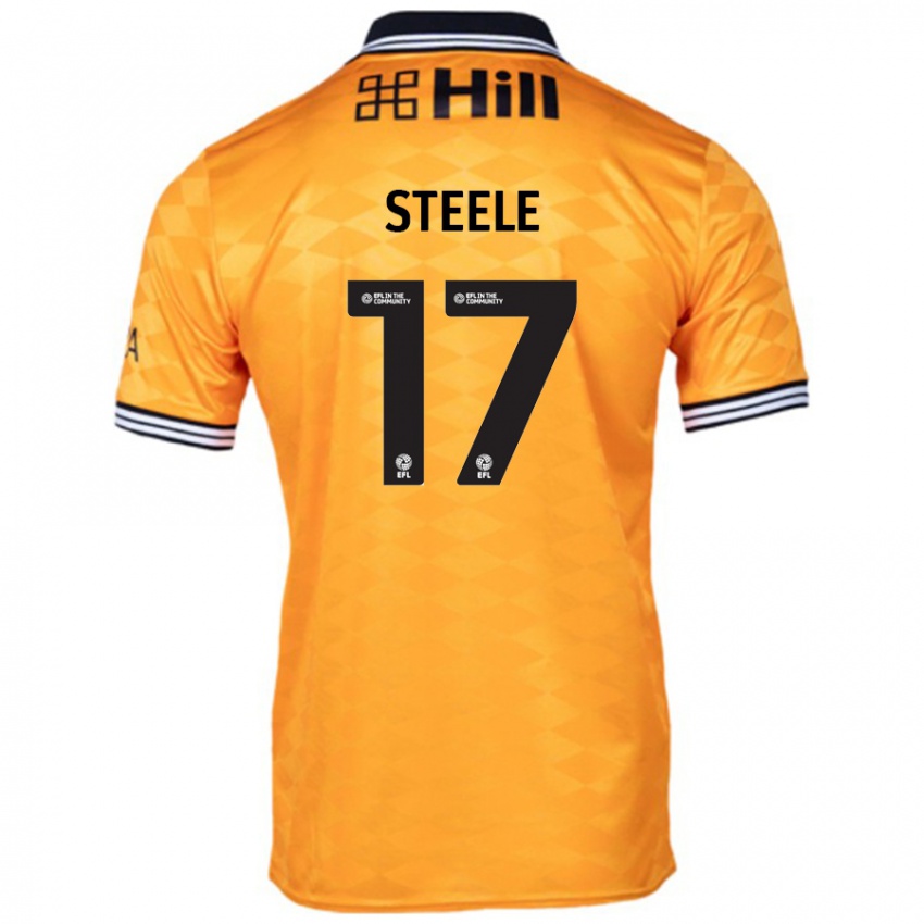 Criança Camisola Fran Steele #17 Laranja Principal 2024/25 Camisa