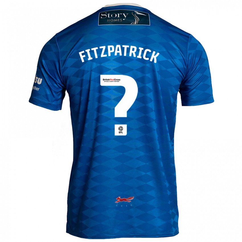 Criança Camisola Aran Fitzpatrick #0 Azul Principal 2024/25 Camisa