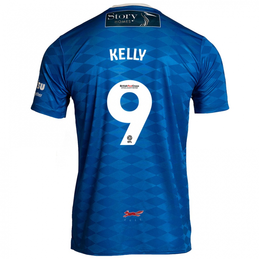 Criança Camisola Georgie Kelly #9 Azul Principal 2024/25 Camisa